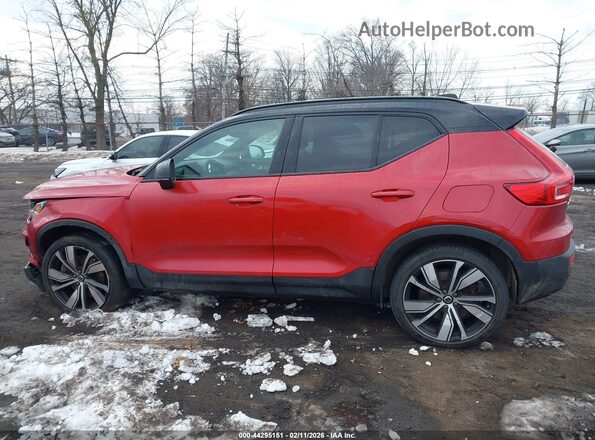 YV4ED3UR7N2749682 2022 VOLVO XC40 RECHARGE PURE ELECTRIC Red 