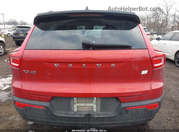 YV4ED3UR7N2749682 2022 VOLVO XC40 RECHARGE PURE ELECTRIC Red 
