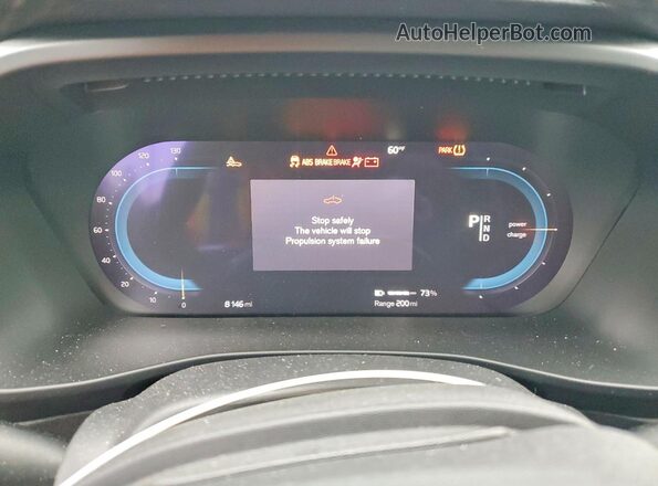 YV4ER3GL2R2104873 2024 VOLVO C40 Black Vista del cuadro de instrumentos