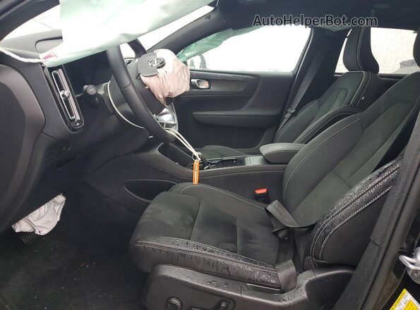YV4ER3GL2R2104873 2024 VOLVO C40 Black Vista interior delantera