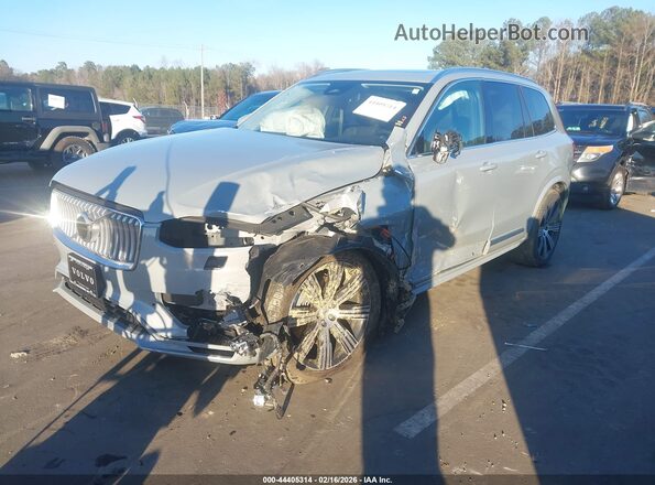 YV4H60CE7R1236402 2024 VOLVO XC90 RECHARGE PLUG-IN HYBRID Gray Առջևի ձախ երեք քառորդ տեսարան