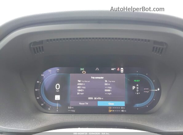 YV4H60DL0R1781810 2024 VOLVO XC60 RECHARGE PLUG-IN HYBRID White Widok tylnych siedzeń