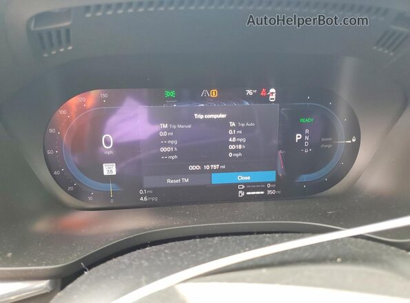 YV4H60DV3P1213453 2023 VOLVO XC60 Gray ხელსაწყოთა პანელის ხედი