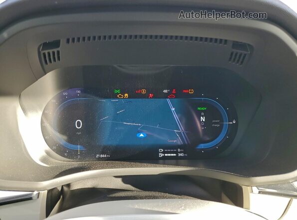 YV4H60DW3P1385460 2023 VOLVO XC60 Silver Instrument cluster view