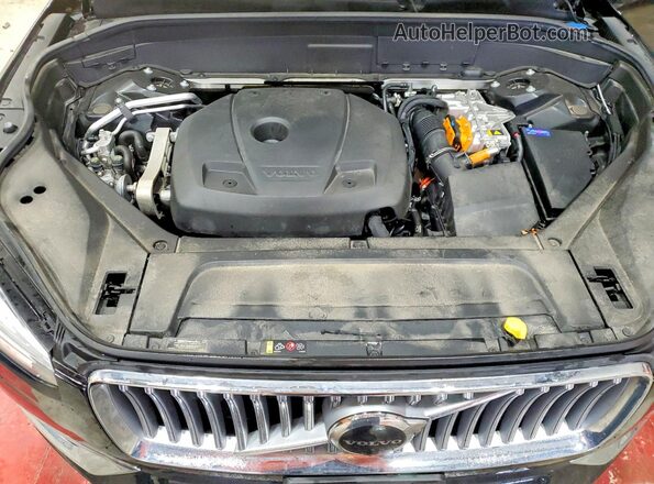YV4H60LF9R1239374 2024 VOLVO XC90 Black Vista del compartimento del motor