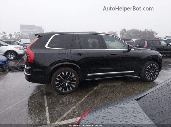 YV4H60PB4S1380110 2025 VOLVO XC90 PLUG-IN HYBRID Black უკანა სალონის ხედი