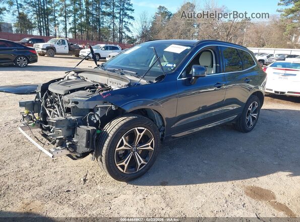 YV4L12RK8N1990839 2022 VOLVO XC60 Black წინა მარცხენა ხედი სამი მეოთხედიდან