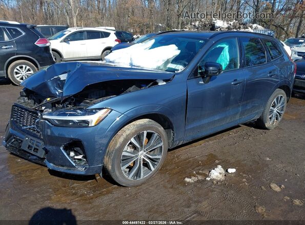 YV4L12RL8R1815070 2024 VOLVO XC60 Blue წინა მარცხენა ხედი სამი მეოთხედიდან