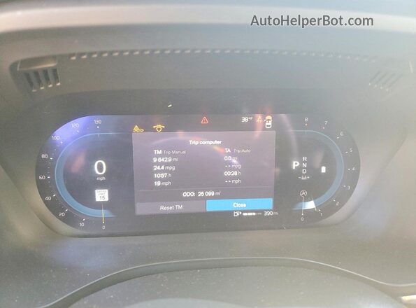 YV4L12RW7P1239298 2023 VOLVO XC60 Black Instrument cluster view