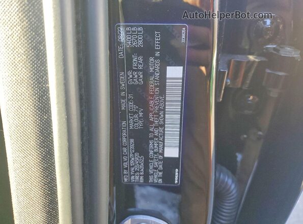 YV4L12RW7P1239298 2023 VOLVO XC60 Black 360 interior view