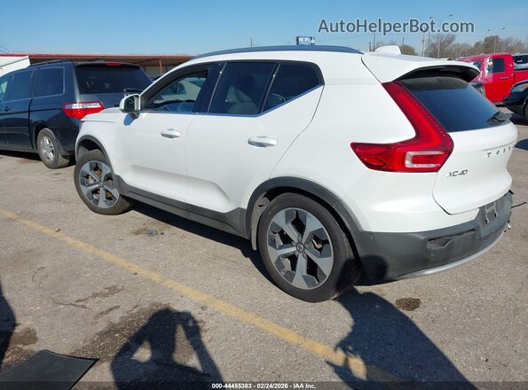 YV4L12UN0P2913770 2023 VOLVO XC40 White უკანა მარცხენა