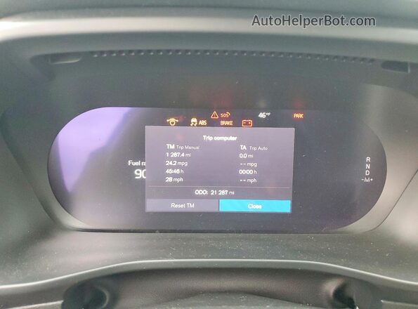 YV4L12UX0P2099055 2023 VOLVO XC40 Black Instrument cluster view