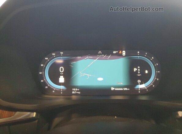 YV4L12WK4S2145206 2025 VOLVO V60 Черный Вид щитка приборов
