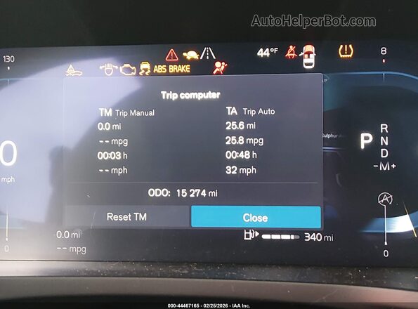 YV4L12WK6S2149595 2025 VOLVO V60 CROSS COUNTRY Silver უკანა სავარძლების ხედი