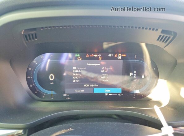 YV4M12RC1S1213962 2025 VOLVO XC60 Black Սարքավորումների վահանակի տեսք