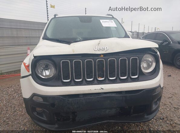ZACCJABB3HPG23102 2017 JEEP RENEGADE White Widok zestawu wskaźników
