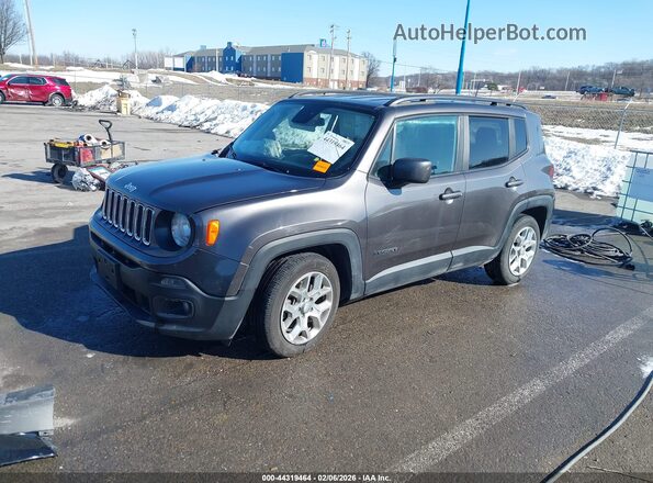 ZACCJABB9JPJ20984 2018 JEEP RENEGADE Gray Przód lewy