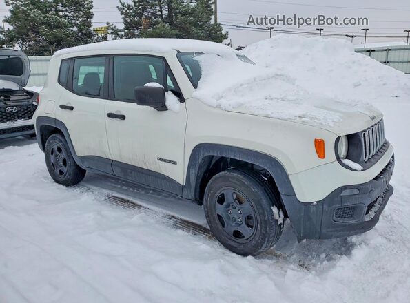 ZACCJBAB0JPJ06009 2018 JEEP RENEGADE White წინა მარჯვენა