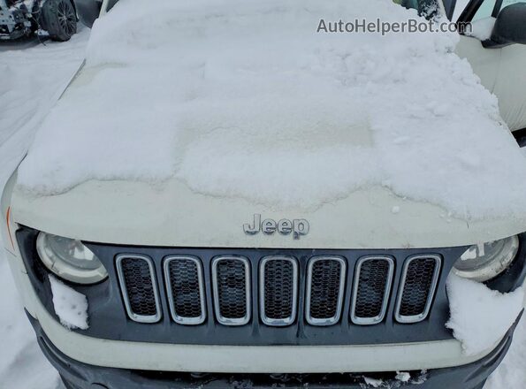 ZACCJBAB0JPJ06009 2018 JEEP RENEGADE White ძრავის განყოფილების ხედი