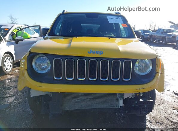 ZACCJBAB4JPH44685 2018 JEEP RENEGADE Yellow წინა ხედი