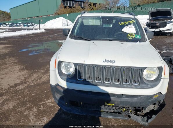 ZACCJBAB9JPH07616 2018 JEEP RENEGADE White Սարքավորումների վահանակի տեսք