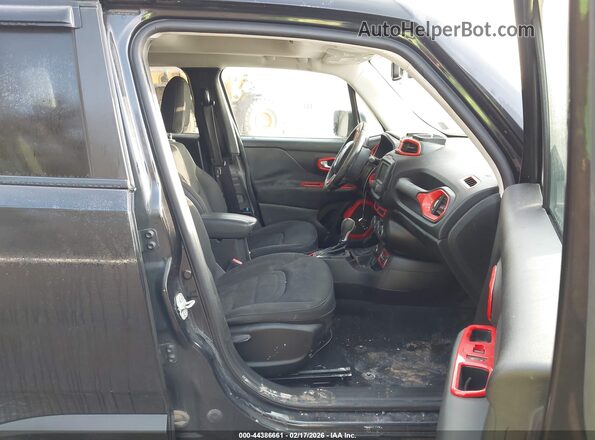 ZACCJBBT4GPD89386 2016 JEEP RENEGADE Black Widok wnętrza z przodu