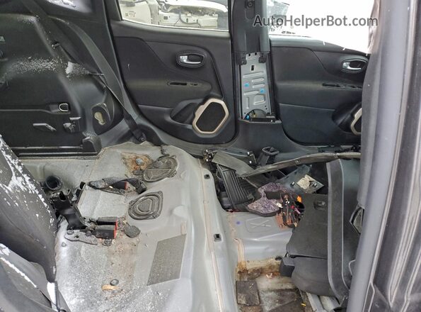 ZACCJBBT6GPD82875 2016 JEEP RENEGADE Gray Widok wnętrza z tyłu