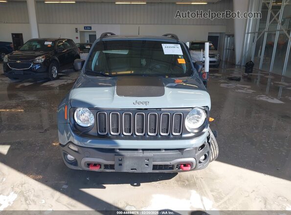 ZACCJBCB3JPH17975 2018 JEEP RENEGADE Gray Widok zestawu wskaźników