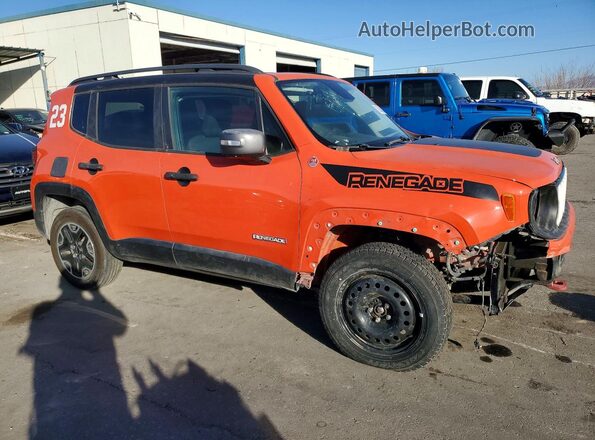ZACCJBCB4HPE76647 2017 JEEP RENEGADE Orange Front right