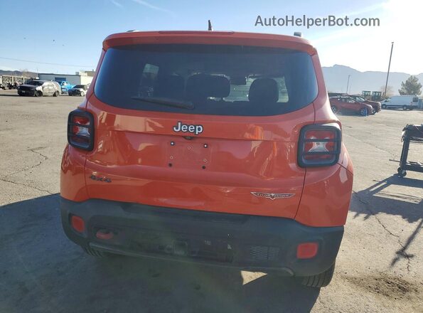 ZACCJBCB4HPE76647 2017 JEEP RENEGADE Orange Rear view