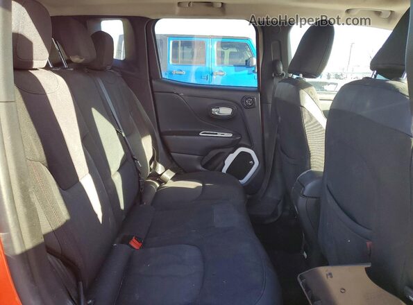 ZACCJBCB4HPE76647 2017 JEEP RENEGADE Orange Rear interior view