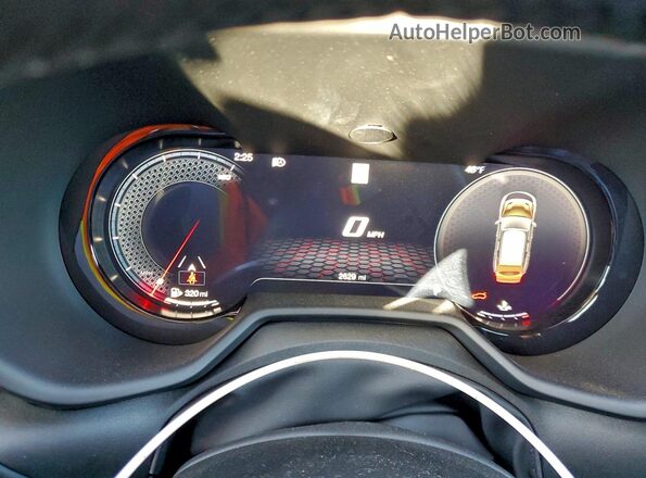 ZACNDFANXS3A46608 2025 DODGE OTHER White Vista del cuadro de instrumentos