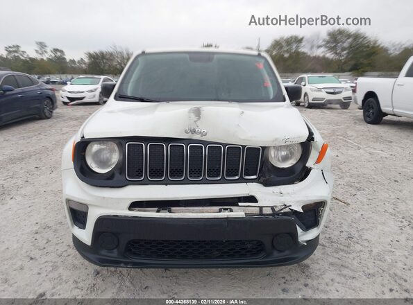 ZACNJAAB1LPL00862 2020 JEEP RENEGADE White Instrument cluster view