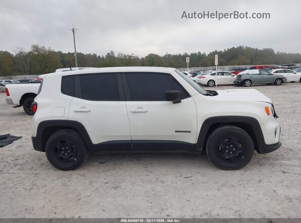 ZACNJAAB1LPL00862 2020 JEEP RENEGADE White Rear interior view