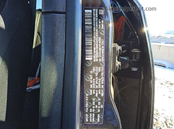 ZACNJABB1KPJ80400 2019 JEEP RENEGADE Black Widok naklejki z numerem VIN