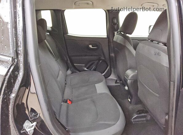 ZACNJABB1KPJ80400 2019 JEEP RENEGADE Black Widok wnętrza z tyłu