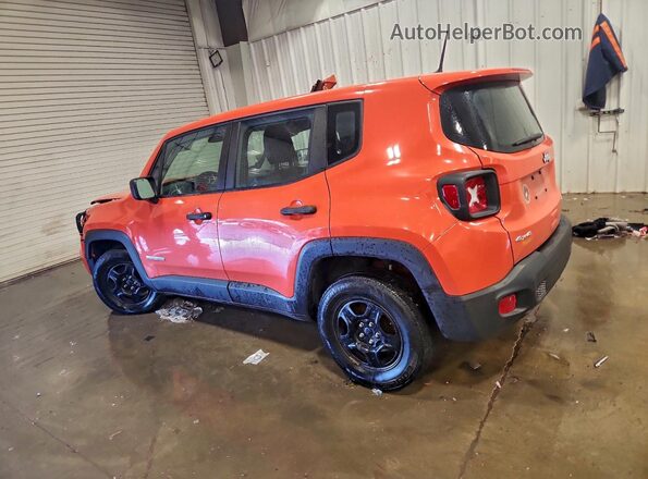 ZACNJBAB4KPJ80916 2019 JEEP RENEGADE Orange Задня ліва чверть