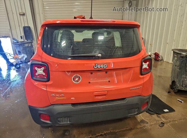 ZACNJBAB4KPJ80916 2019 JEEP RENEGADE Orange Вид ззаду