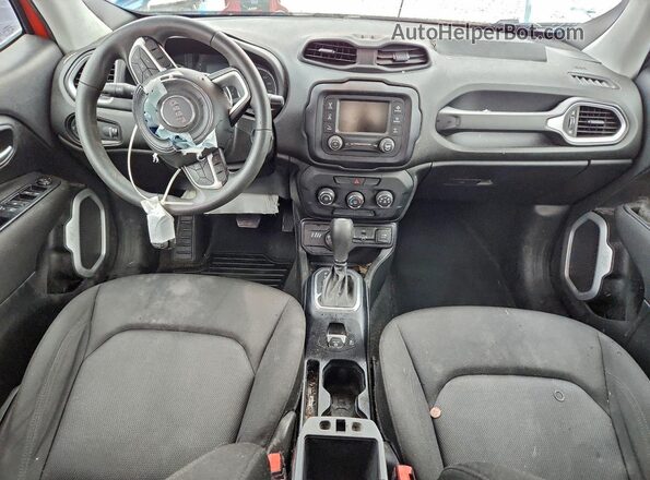 ZACNJBAB4KPJ80916 2019 JEEP RENEGADE Orange Вид панелі приладів