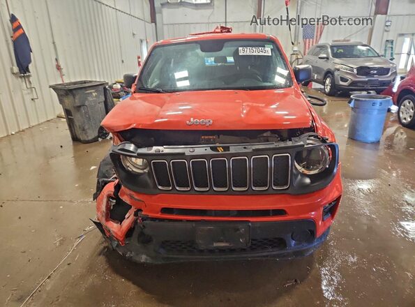 ZACNJBAB4KPJ80916 2019 JEEP RENEGADE Orange Вид спереду