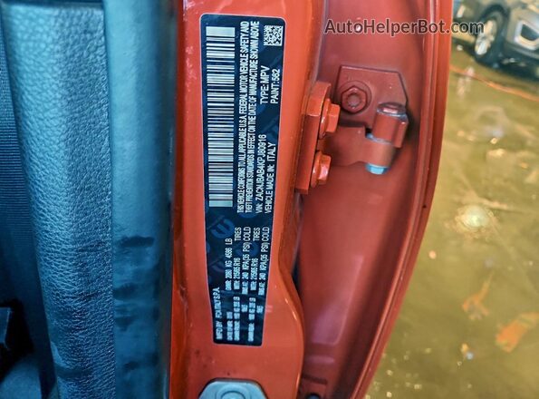 ZACNJBAB4KPJ80916 2019 JEEP RENEGADE Orange Вид підкапотного простору