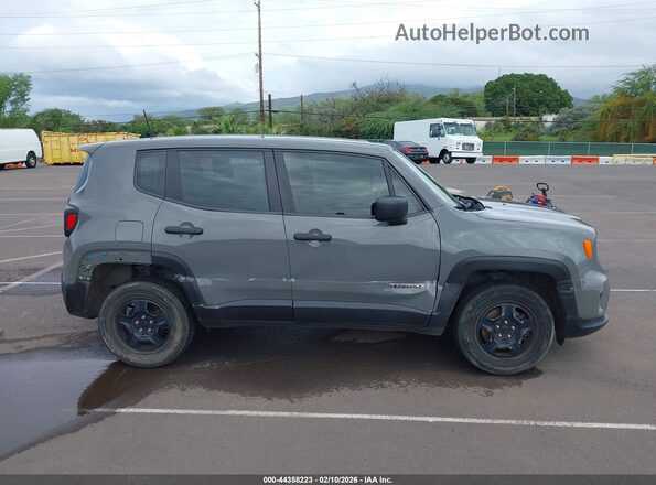 ZACNJBAB4LPL03521 2020 JEEP RENEGADE Gray უკანა სალონის ხედი