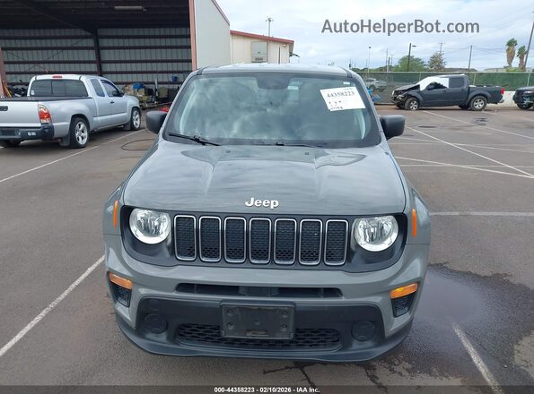 ZACNJBAB4LPL03521 2020 JEEP RENEGADE Gray ხელსაწყოთა პანელის ხედი