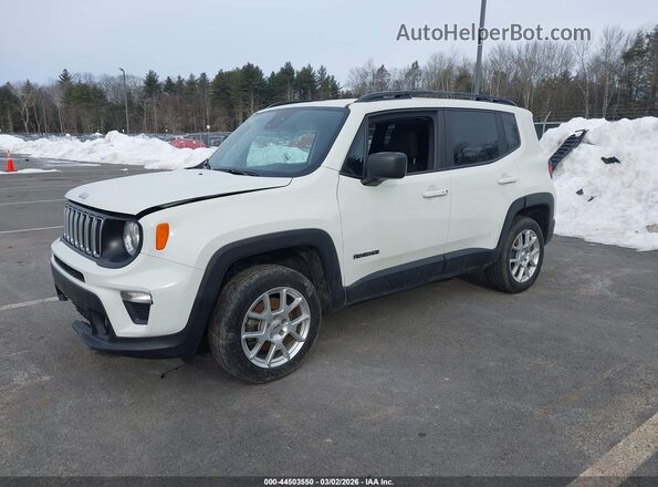 ZACNJDB11NPN71785 2022 JEEP RENEGADE White Vista tres cuartos delantera izquierda