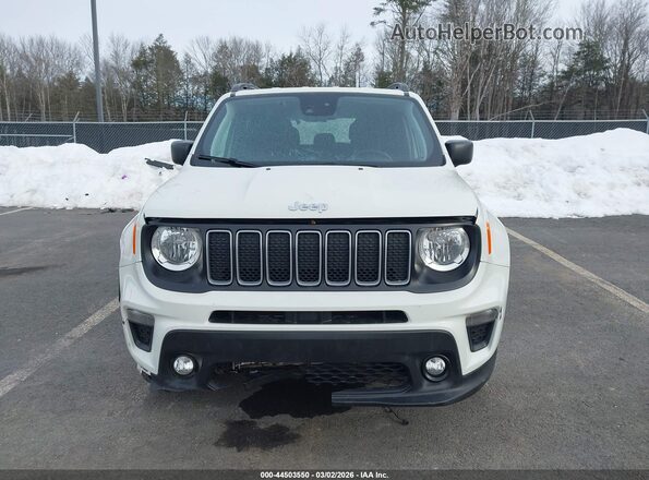 ZACNJDB11NPN71785 2022 JEEP RENEGADE White Vista del cuadro de instrumentos