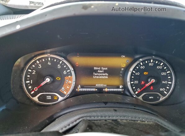 ZACNJDB11NPN88439 2022 JEEP RENEGADE Black Instrument cluster view