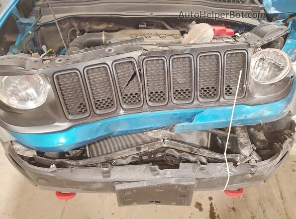 ZACNJDC1XNPN82170 2022 JEEP RENEGADE Teal Вид підкапотного простору