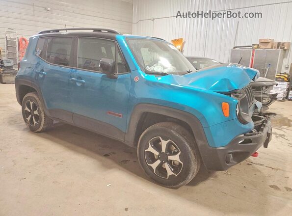 ZACNJDC1XNPN82170 2022 JEEP RENEGADE Teal Передня права чверть