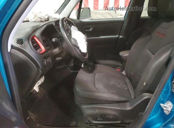 ZACNJDC1XNPN82170 2022 JEEP RENEGADE Teal Вид салону спереду