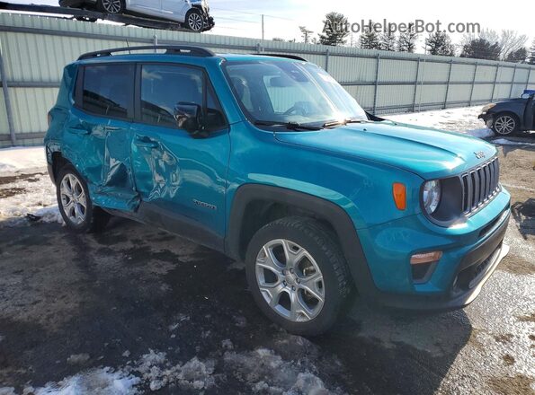 ZACNJDD11NPP00671 2022 JEEP RENEGADE Blue Передня права чверть
